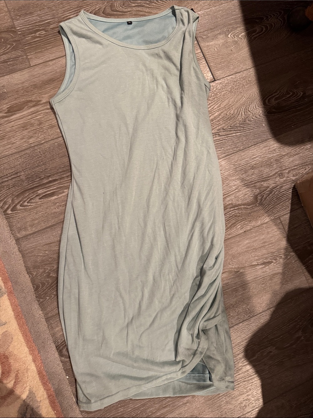 ✨✨5 for $15 or 10 for $20✨✨ 
Sleeveless Sage Green Tank Dress - Women